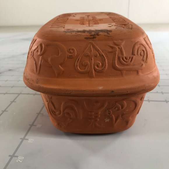 Romertopf Clay Roaster Pan Dish Covered Clay Bay Germany Made Bread - Picture 5 of 9